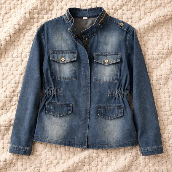 Vintage Jean Jacket Size X Large Pre-Loved, Worn and Soft - Picture 2 of 9